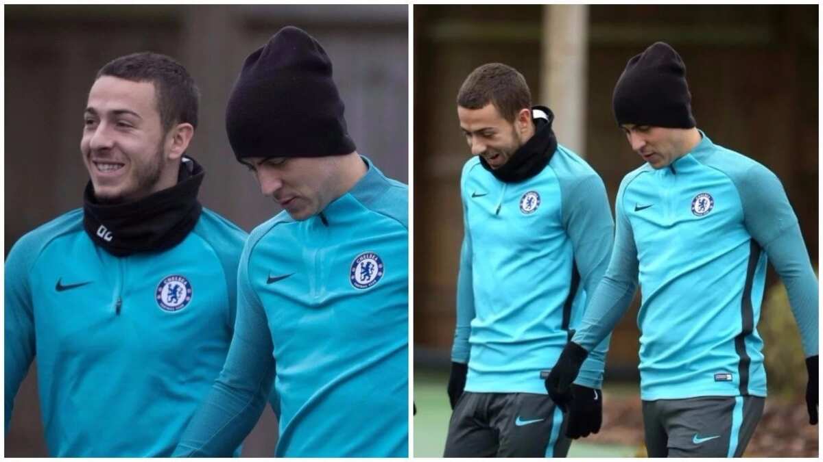 Eden Hazard trains with brother Kylian ahead of Atletico Madrid clash Legit.ng