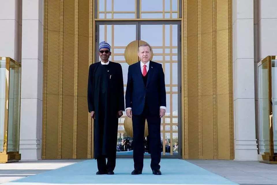 Buhari visits mausoleum of Turkey’s founding father, meets Erdogan (photos)
