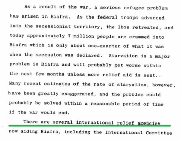 Secret CIA files revealed 4 African countries who aided Biafra