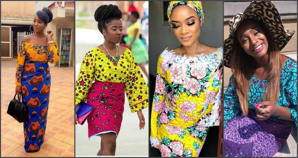 Latest ankara blouse and wrapper styles 2017