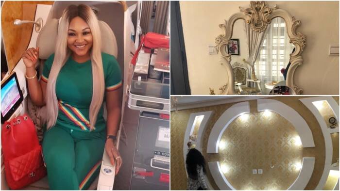 Lavish living! Mercy Aigbe shares photos from the interior of her new house