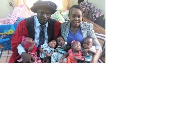Woman welcomes quintuplets 10 years after marriage (photo)