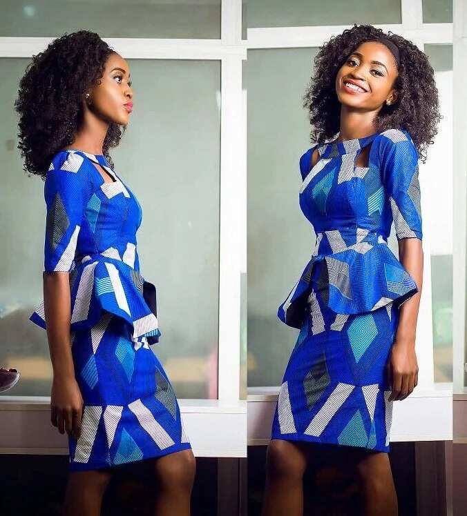 Stunning And stylish Ankara Peplum Short Gown styles | Latest african  fashion dresses, Ankara short gown styles, Short gowns
