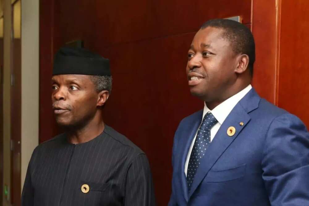 Osinbajo holds successful bilateral meeting with president Faure Gnassingbé of Togo