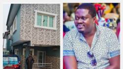 What is Muyiwa Ademola's mansion like?