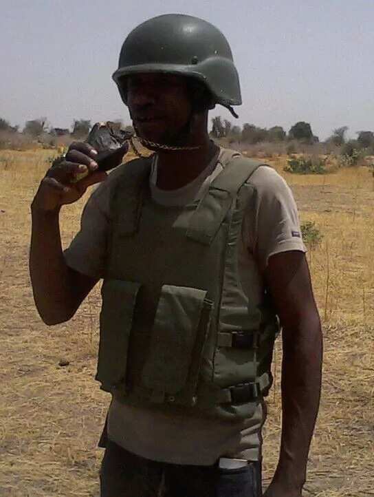Jarumi ya fuskanci Boko Haram shi kadai (Hotuna)