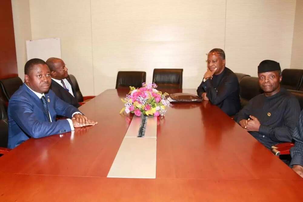 Osinbajo holds successful bilateral meeting with president Faure Gnassingbé of Togo