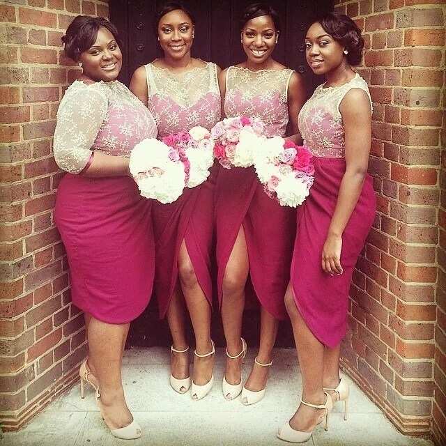 Nigerian maid of outlet honour dresses