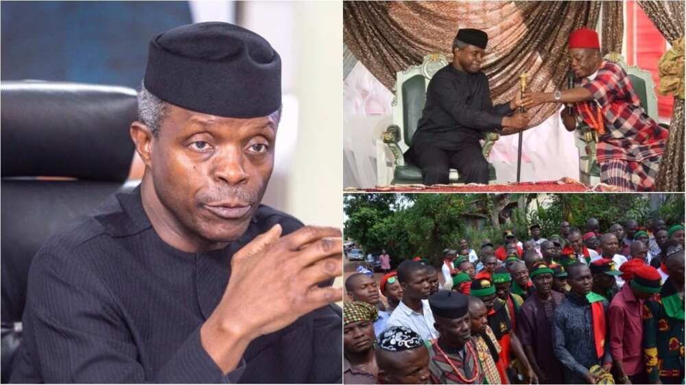 Osinbajo blames political elites for Biafra, Arewa, other ethnic tensions