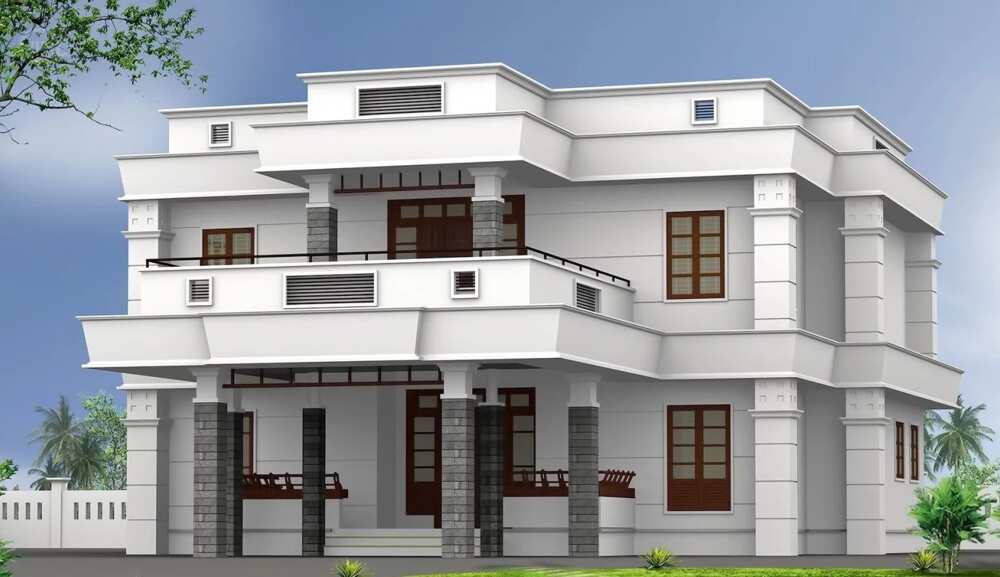 parapet of houses