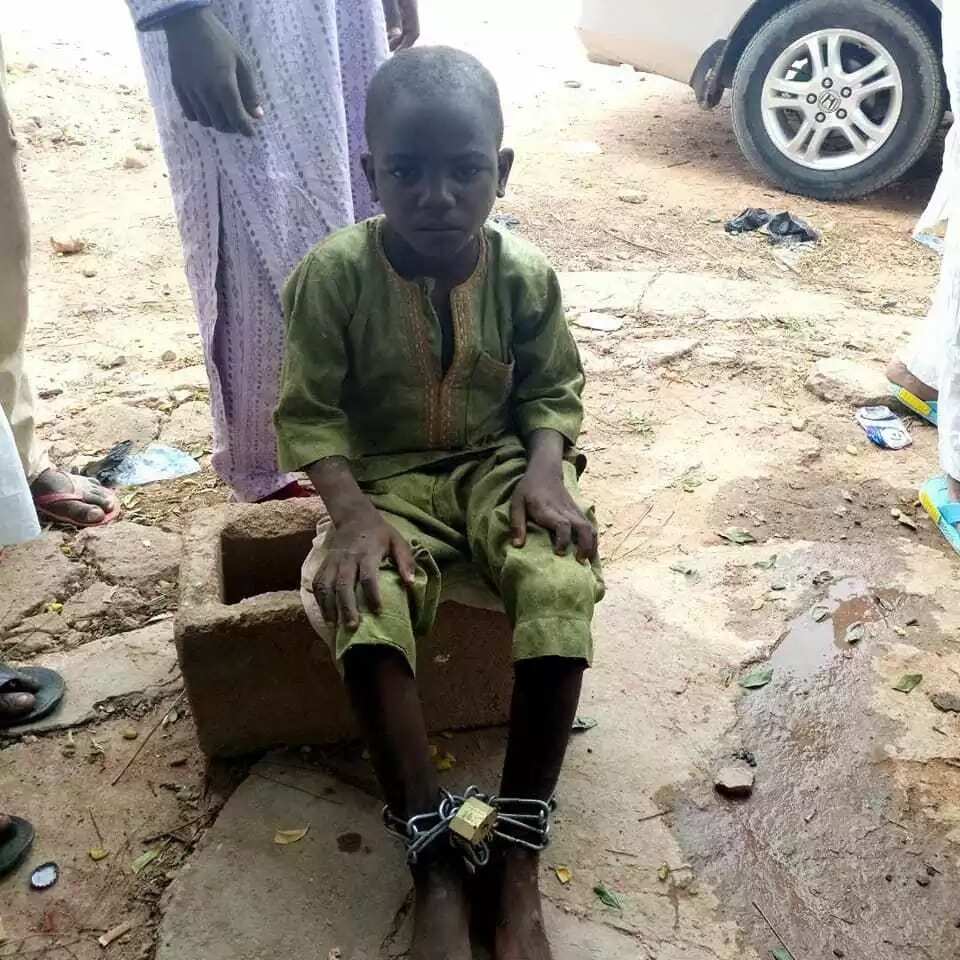 6-year-old boy found chained in Gombe state