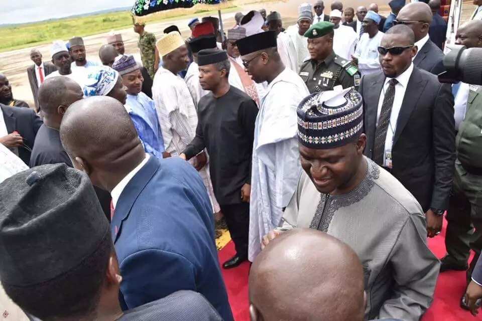 Yemi Osinbajo arrives Niger state for Economic Summit