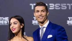 Georgina Rodriguez shows off huge baby bump as Ronaldo breaks goal-scoring record in World Cup Qualifiers