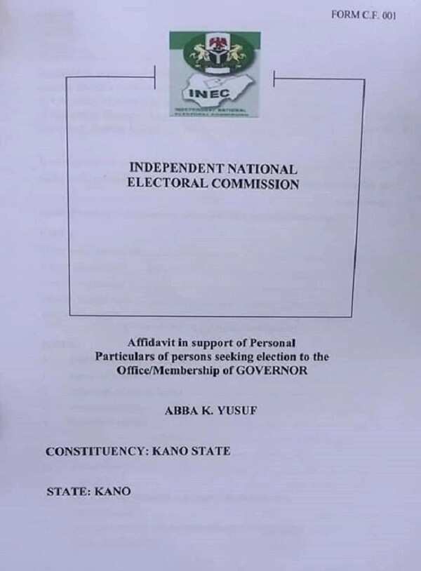 Rikicin takarar PDP a Kano: INEC ta bawa surikin Kwankwaso takardar shaidar takara a PDP, hotuna