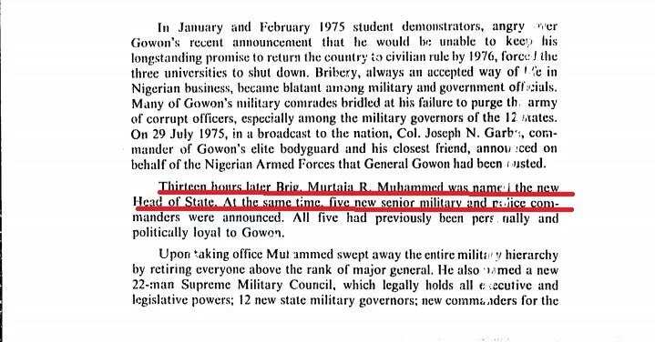 1975 CIA files list Obasanjo, Danjuma, 6 others as Nigeria's most powerful military leaders