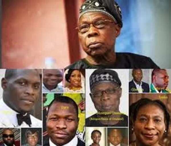 Labaran Gulma: Kunga hotunan 'ya'yan Obasanjo su su 20, da sunayensu