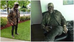 Senator Dino Melaye's rocks camouflage outfit, leaves Nigerians dazzled (photos)