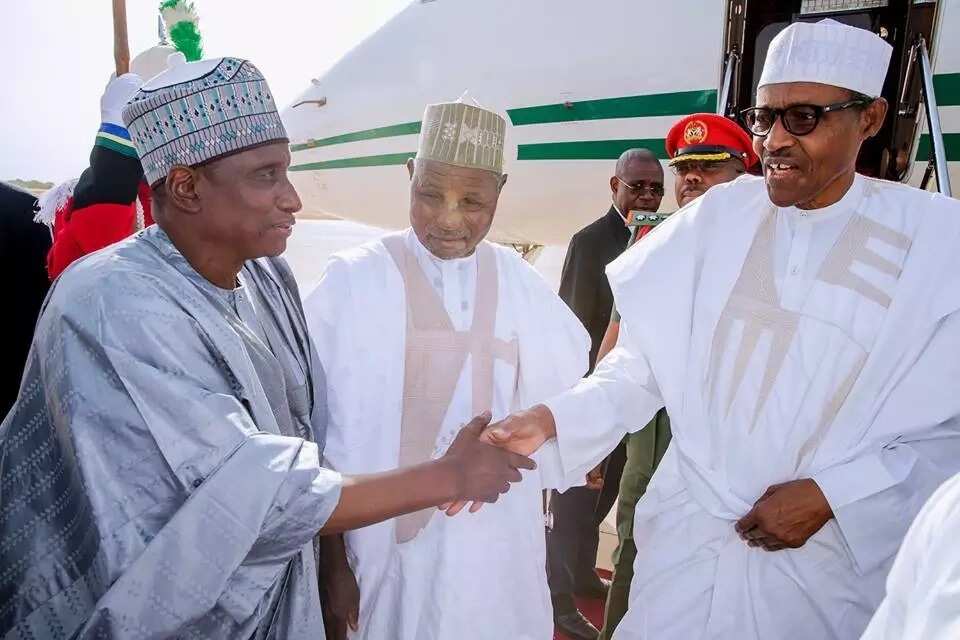 President Buhari arrives Daura ahead of APC ward congress