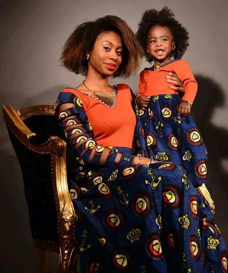 Ankara festive dresses for mother and daughter