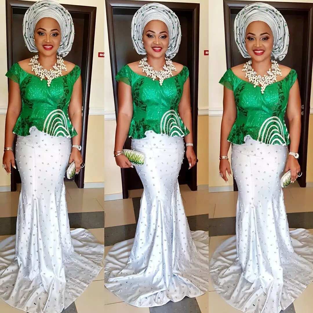 mercy aigbe lace styles