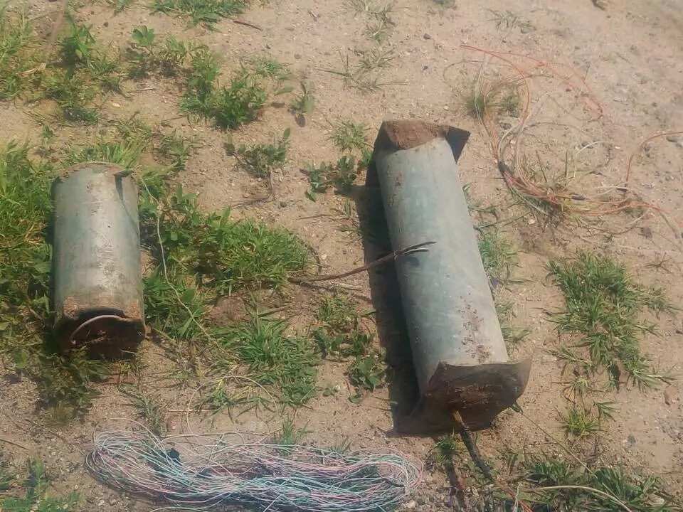 Nigerian army ambushes Boko Haram logistics team, recovers explosive devices
Source: Facebook, SK Usman