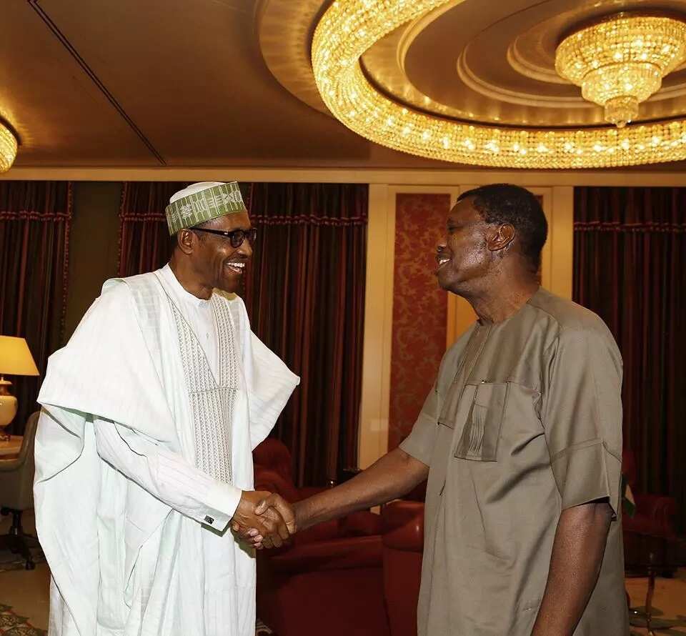 Just In: President Buhari, Osinbajo meet with Pastor Adeboye
