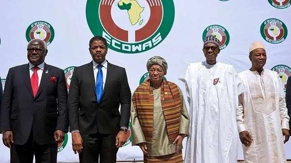 Members of ECOWAS and their presidents