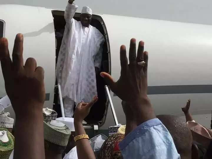 See how Goodluck Jonathan was welcomed in Kano state
