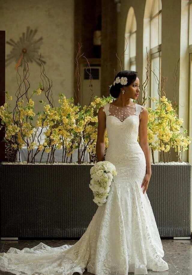 Long wedding dress