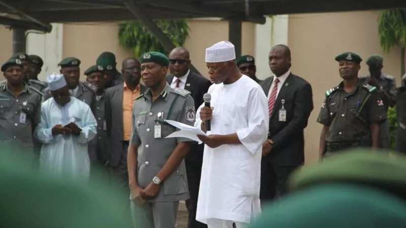 BREAKING: Senate goes into closed session as Customs boss arrives in mufti