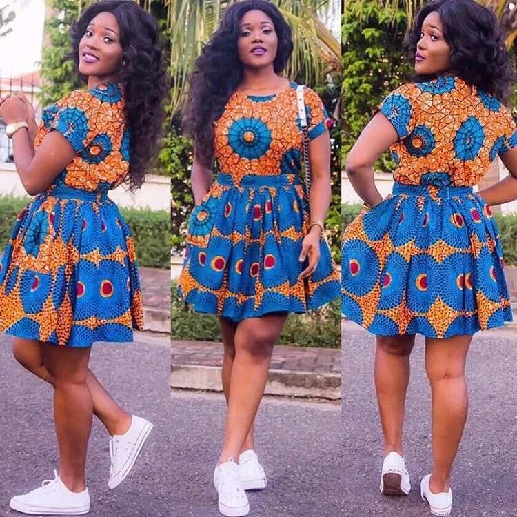 Flowing gowns made with ankara to rock in 2018