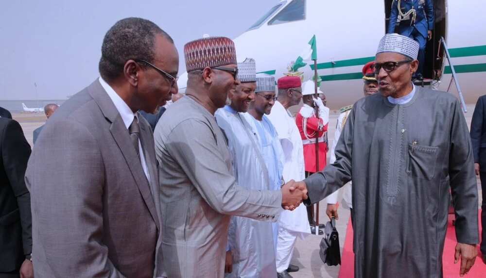 Breaking: President Buhari return to Nigeria