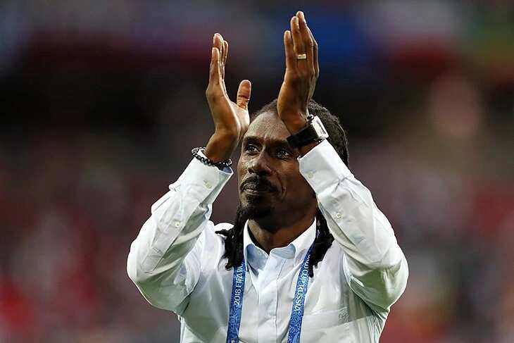 Senegal coach Aliou Cisse wears a N70.8m euros watch during a match