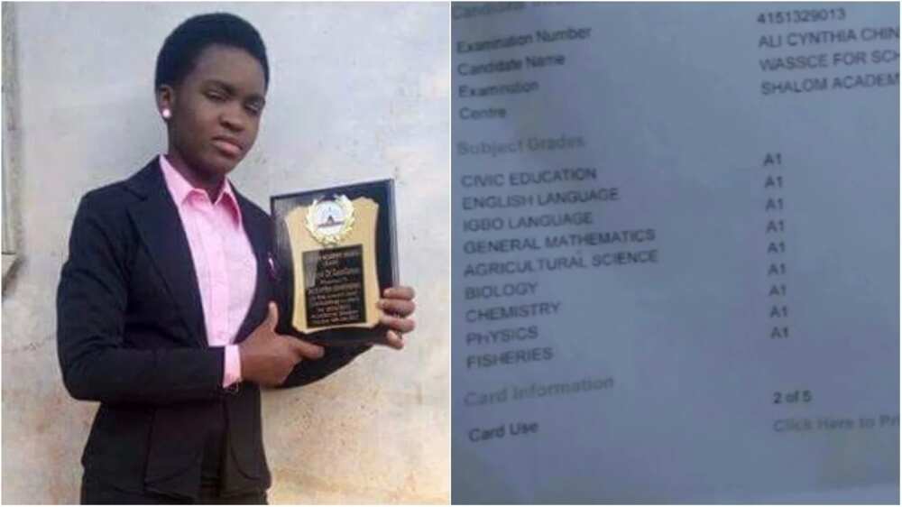 Nigerian female candidate makes nine A1 in WAEC