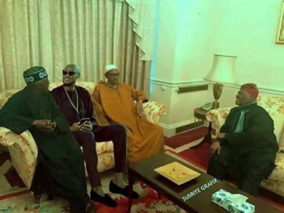 Thanks to Photoshop, 2face finally meetsBuhari