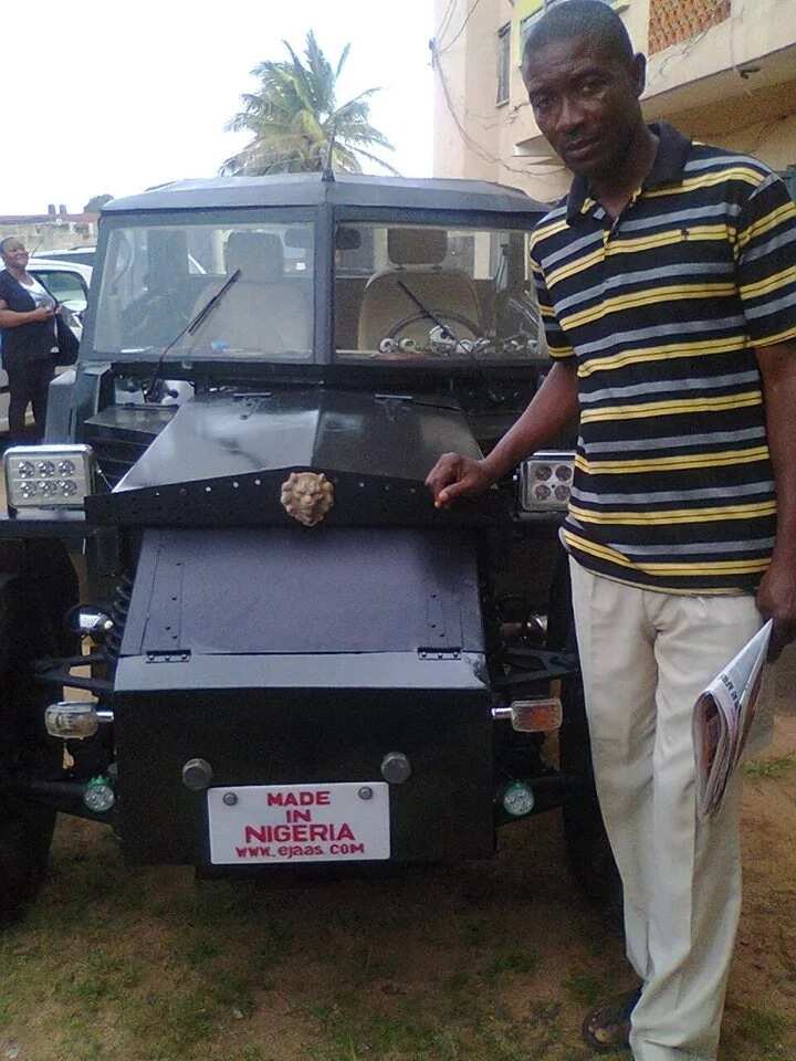 Genius! Engineer manufactures made in Nigeria car with local raw materials in Imo state (photos)