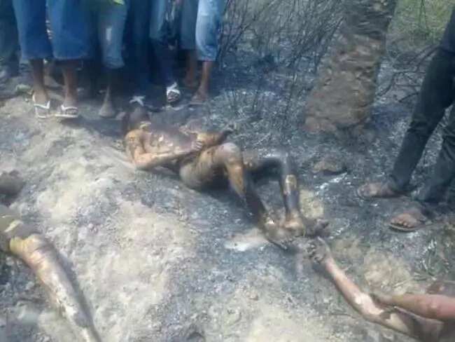 Graphic Photos: Anambra Gas Plant Explosion Kills Over 100