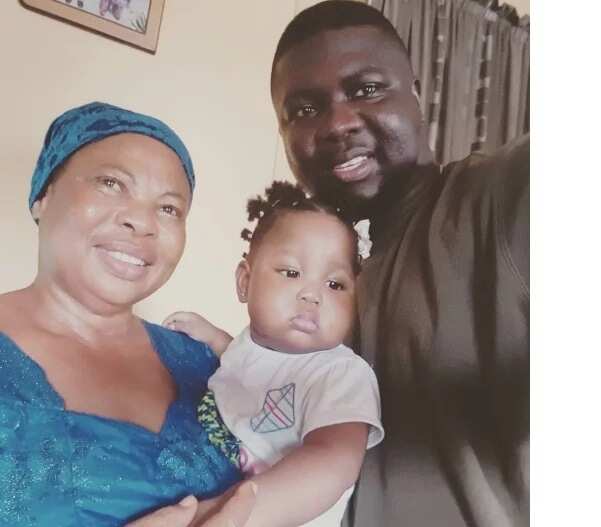 Seyi Law loses cool as Nigerian man calls his baby 'Kung Fu Panda' (photos)