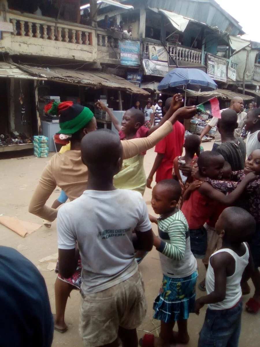 Nnamdi Kanu's release: X photos that show what pro-Biafran agitators are doing across Nigeria