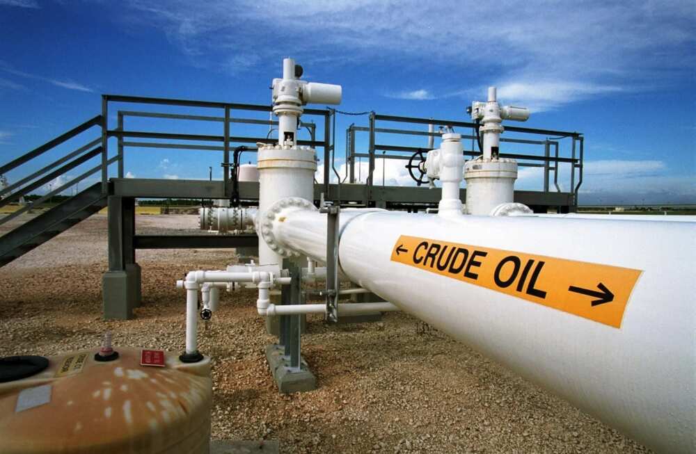 Crude oil pipes