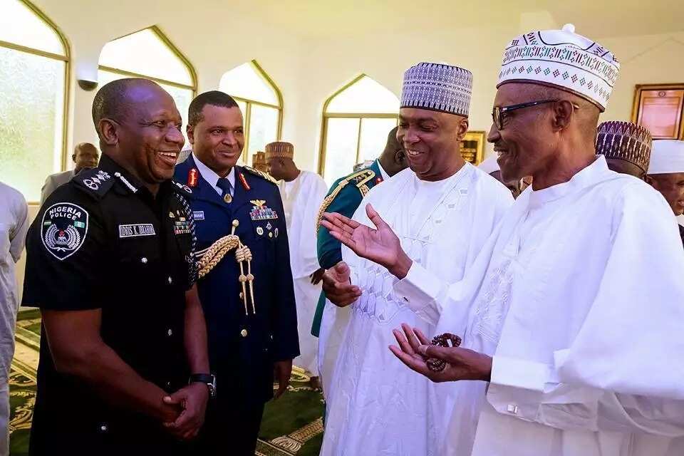 Breaking: Buhari, Saraki and others come together for Nigeria at 57 (photos)