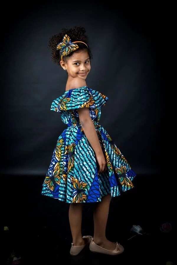 children ankara gown style