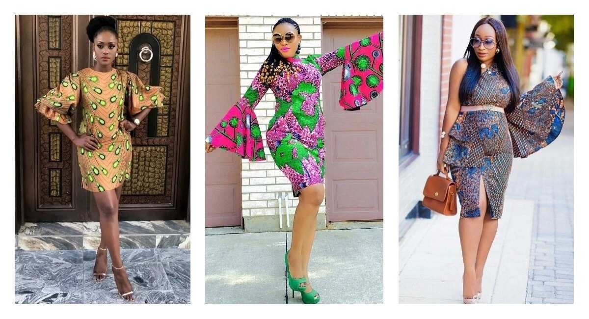 ankara short pencil gown 2020