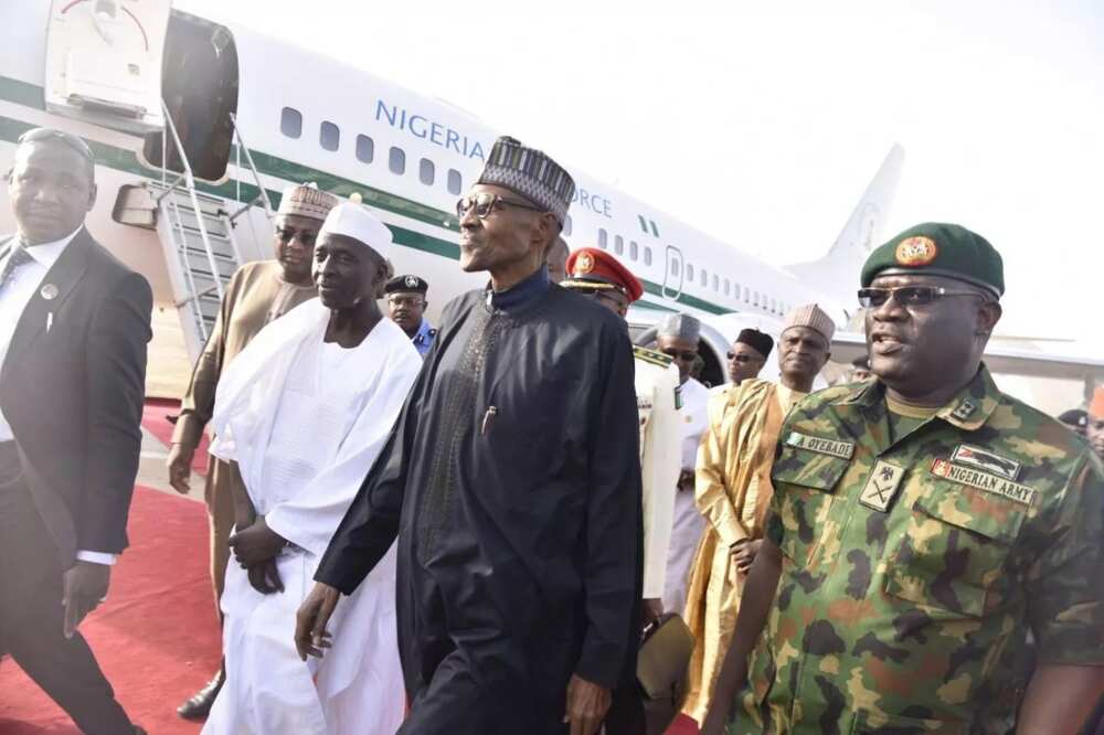 Nigerians jubiliate as Buhari arrives Nigeria