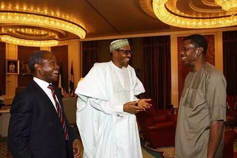 Just In: President Buhari, Osinbajo meet with Pastor Adeboye