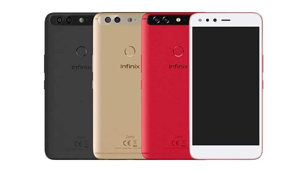 Front and back look of Infinix Zero 5