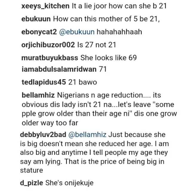 How Can This Mum Of 5 Be 21”- Nigerians React To Lady’s 21st Birthday Photos