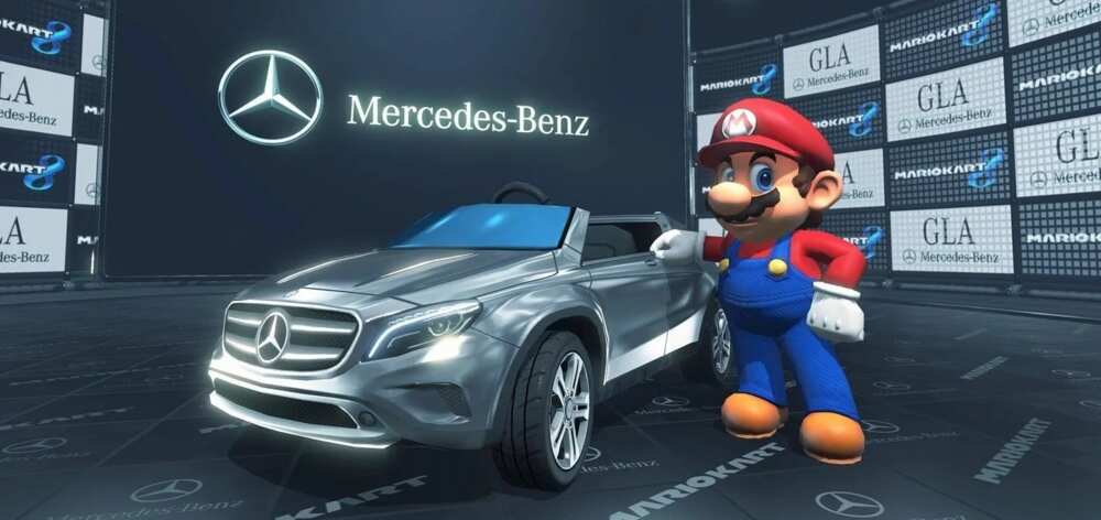Mario Kart and Mercedes-Benz