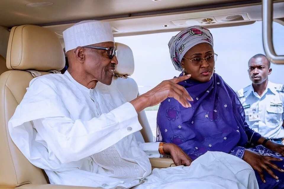 Just in: Buhari ends holiday in Duara, arrives Abuja with family (photos)