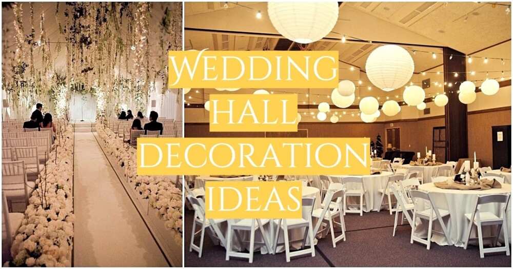 Simple wedding hall decoration ideas in Nigeria